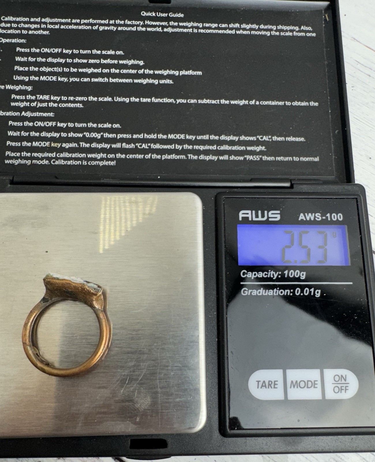 Electroformed Copper Ring Labradorite Crystal Rin… - image 7