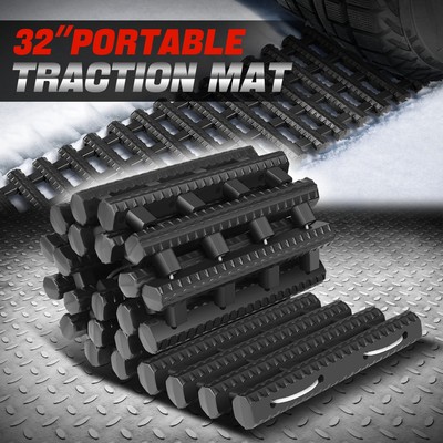 [1Pc]32''L Sand Snow Mud Recovery Track Traction Board Off-Road Tire Ladder 7 Ton