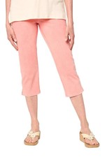 Belle by Kim Gravel Women's Delray Denim Capri Pant Coral