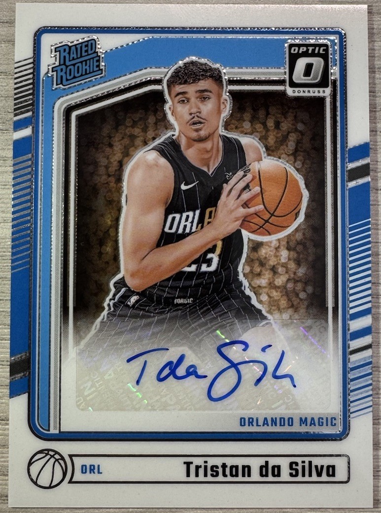 🔥 2024-25 Donruss Optic Tristan Da Silva Rated Rookie Autograph🔥