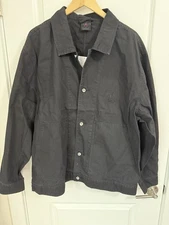 Jordan Essentials Chicago Cotton Canvas Work Jacket Sz XXL $130 Black FN4527-010