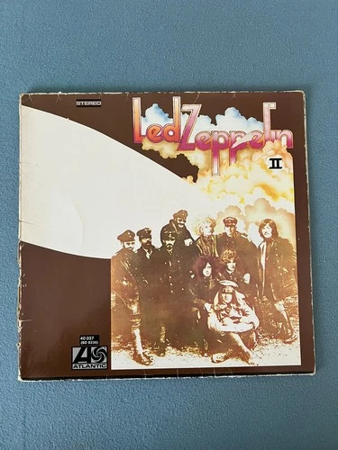 2 Led Zeppelin Album Covers II and IV. No records, one inner for LZ IV