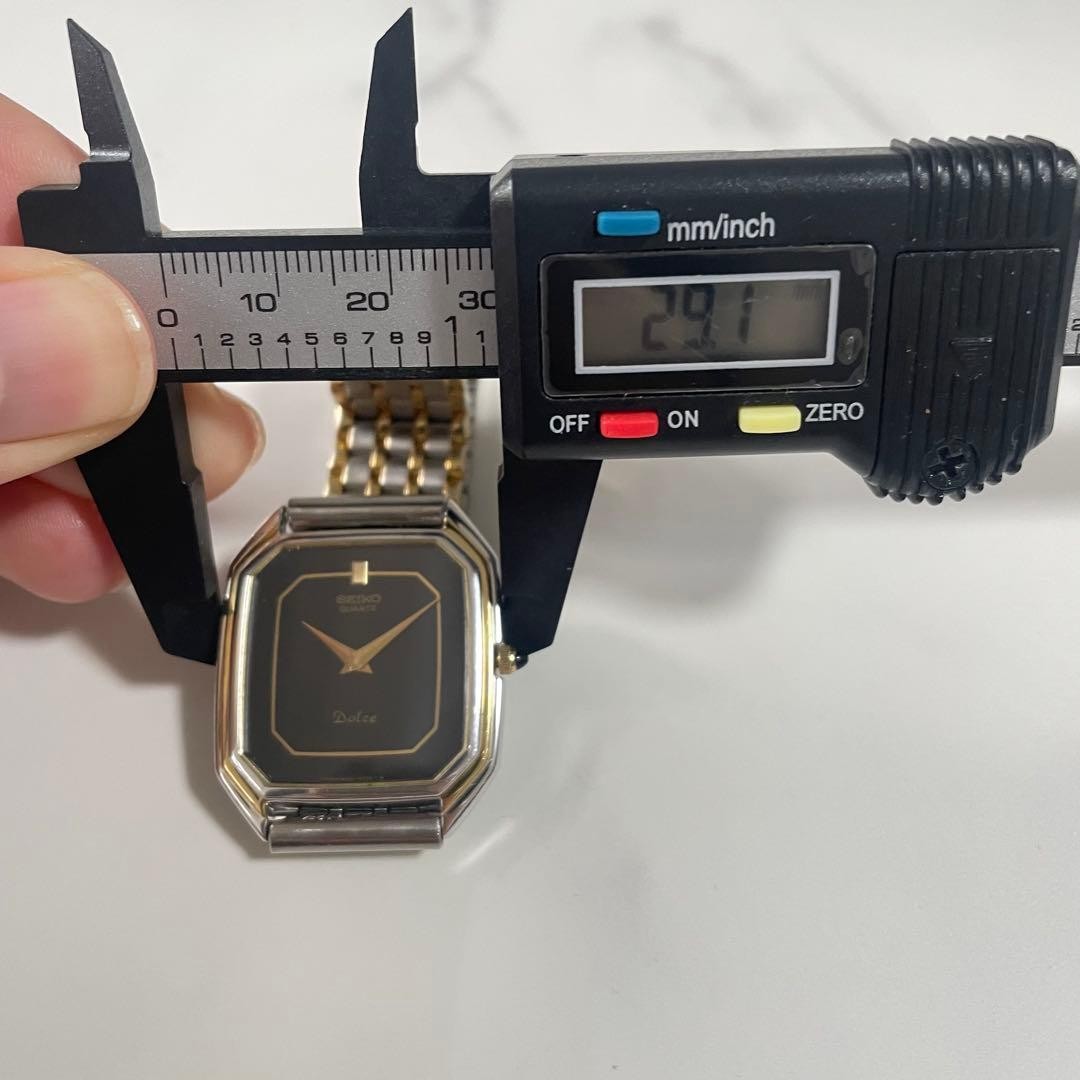 Watch 37mm Dial Dolce Quartz Seiko Used Men's Black Octagon 6020-5930 - VintageWatches.PK Watch 37mm Dial Dolce Quartz Seiko Used Men's Black Octagon 6020-5930 - vintagewatches.pk