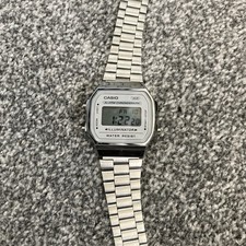 Casio Men's Digital Watch A168 Silver Stainless steel 