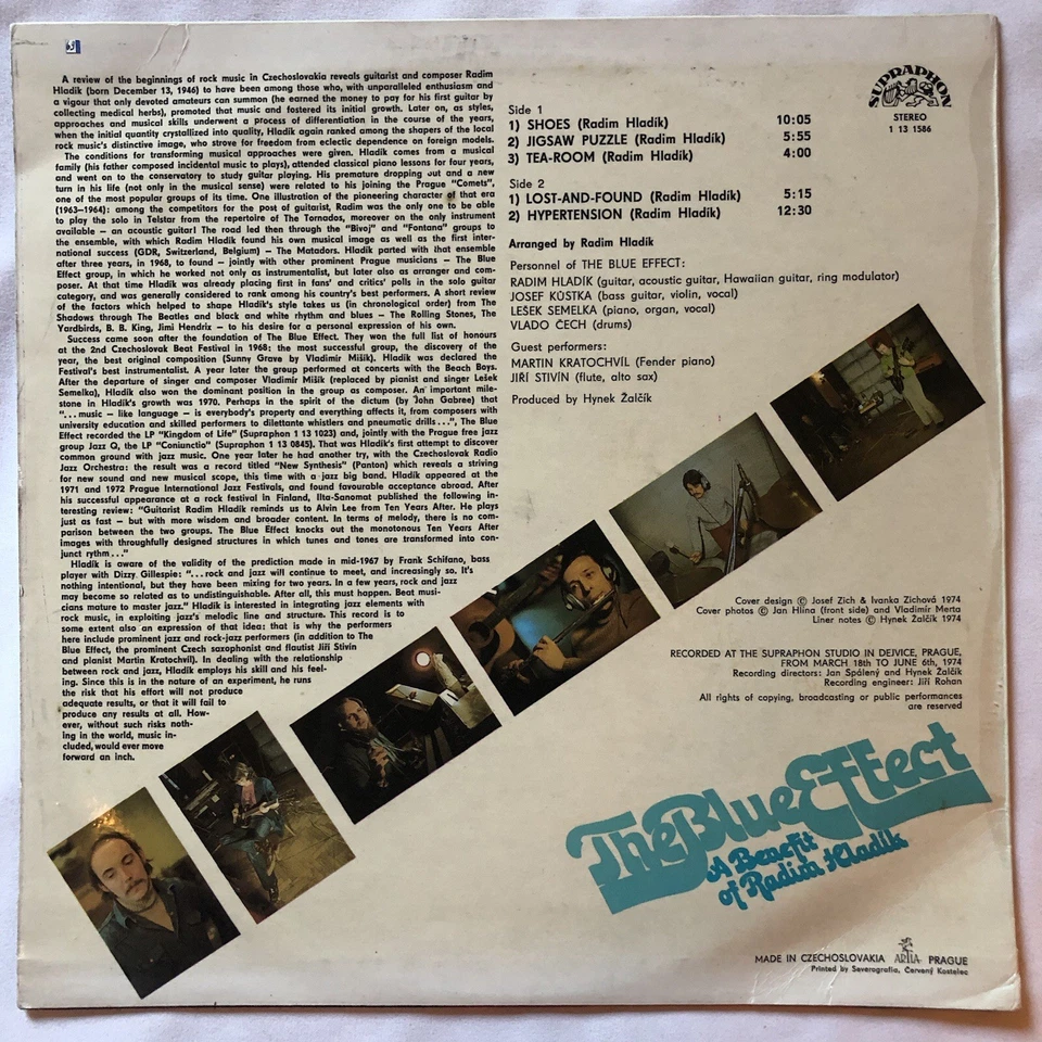 Heavy Jazzrock Prog Electric Guitar Shreds Essential The Blue Effect LP *IMPORT - Image 2 of 4