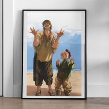 My Hero Academia Art Exhibition Snapshot - 11x17" Poster - Sero and Mineta