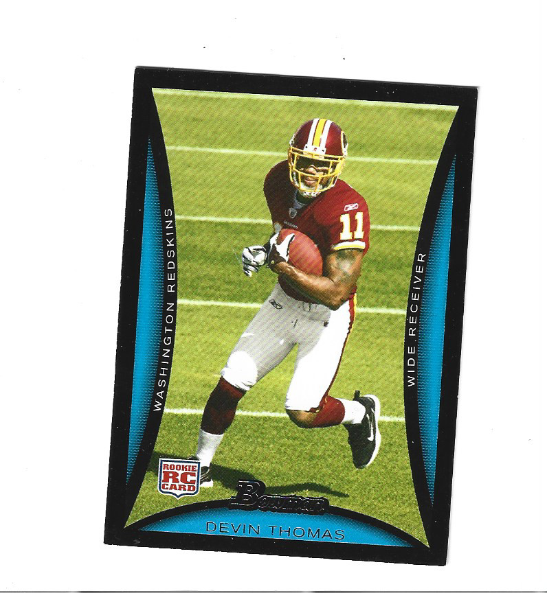 2008 Bowman #205 Devin Thomas RC WASHINGTON REDSKINS