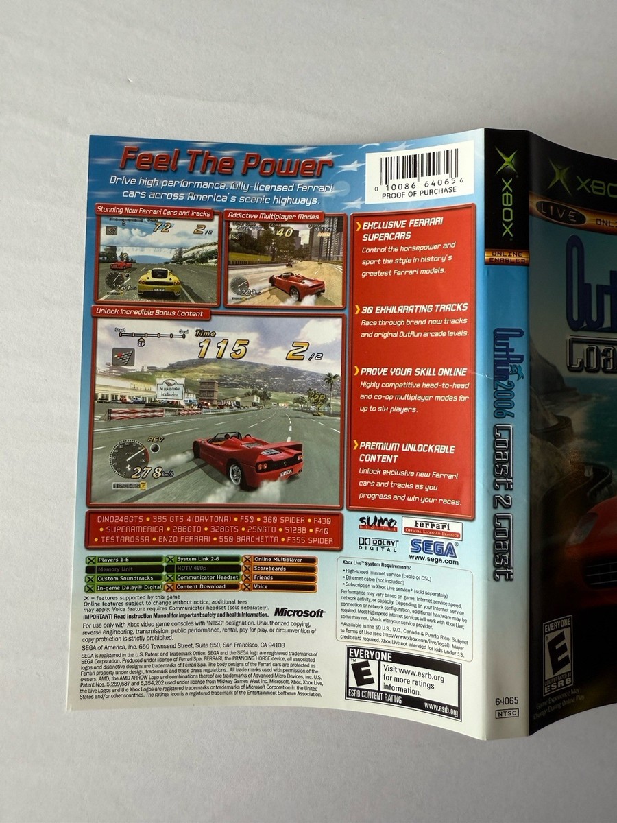Nintendo Switch OUTRUN 2006 Coast 2 Coast OutRun Outrun 2006 Nintendo Switch Gameplay - YouTube