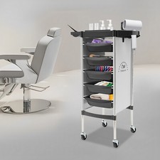 Friseurwagen 6 Etagen - Haar Salon Rollwagen Lagerung 36*85.5cm Trolley Cart