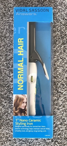 Vidal Sassoon Answers Nano Ceramic Styling Iron 1" Barrel New Old Stock - Picture 2 of 11