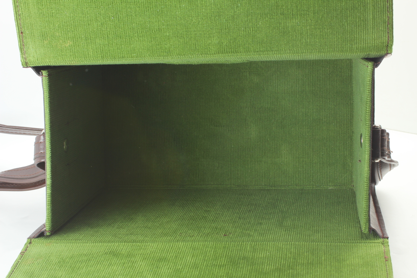 [MINT] Canon Vintage Brown Leather Camera Bag Hard Case Box For SLR