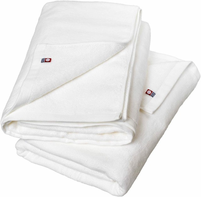 Bloom Imabari Towel Baby Color Bath Towel Set of 2 White x White eBay