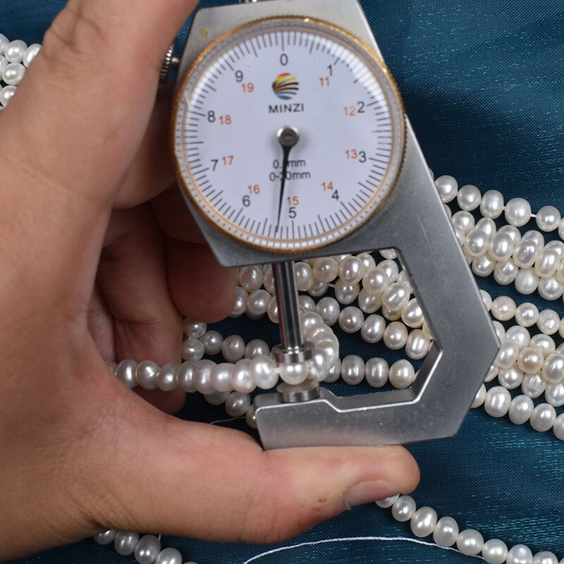 Pearls for Jewelry Making Loose Beads Natural Freshwater Genuine Drilled Oval - Image 2 of 4