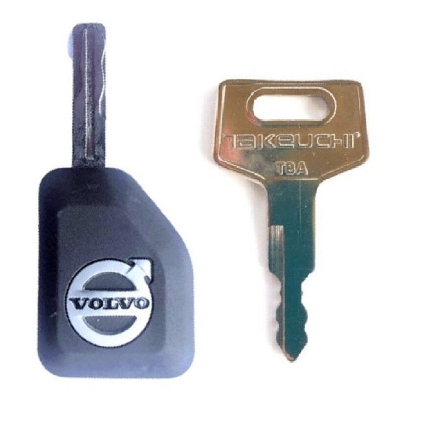 Volvo and Takeuchi Key Set parts 17225331 and 17001-00019 | eBay