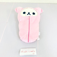 San-X Rilakkuma Korilakkuma Peluche Giocattolo Morbido Sacco a pelo Rosa Reve...