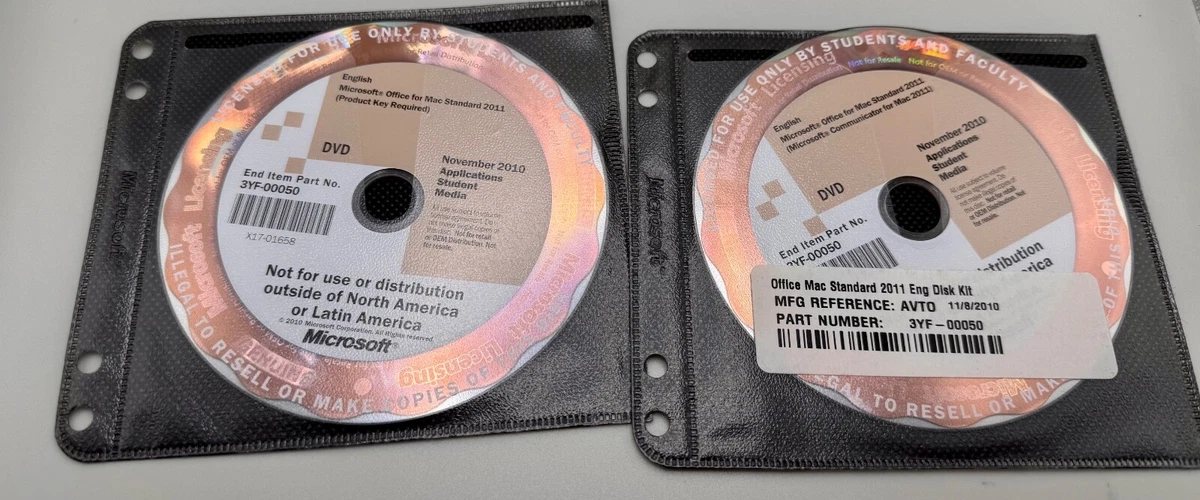 Las mejores ofertas en Microsoft Office para Mac 2011 | eBay