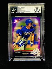 Gavin Lux RC Auto SP /250•BGS Graded•Bowman•Purple•RARE Rookie Autograph•Pop•MVP