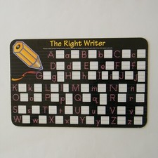 Letters Practice Board Lap Learner The Right Writer School Reversible Washable