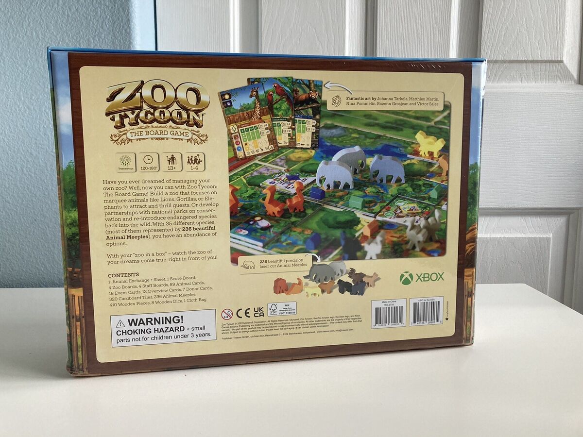 Zoo Tycoon board game turns the PC classic into cardboard