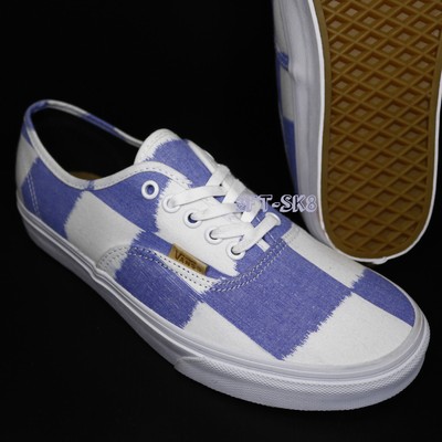 glitch checkered vans