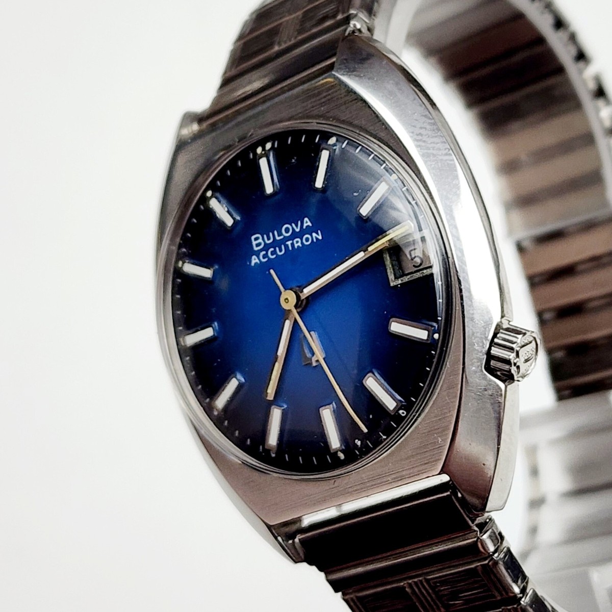 Men's Vintage 1973 TUNING FORK Watch BULOVA ACCUTRON Cal.2181 | eBay