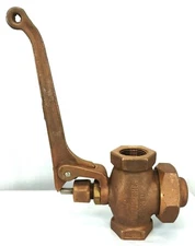 NOS Lunkenheimer Brass Steam Whistle Valve 1" New Old Stock