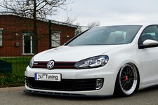 Spoilerschwert Frontspoilerlippe Phase2 aus ABS für VW Golf 6 GTI GTD mit ABE