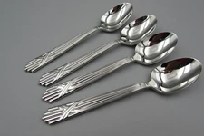 Yamazaki Stainless Japan FORTUNY Five O Clock / European Teaspoon - Set of Four 