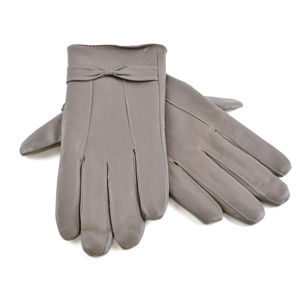 Ladies Women Real Leather Gloves lining Driving Winter Grey Medium Large  Size 3789130702134 | eBay