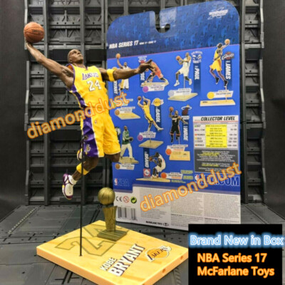 9'' McFarlane Toy NBA Kobe Bryant Lakers Basketball Action Figure LA 24 Figurines
