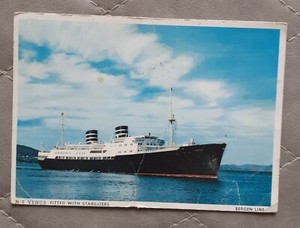 AK: M-S Venus bestückt mit Stabilisatoren - Bergen Line