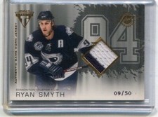 2003 Pacific Titanium - RYAN SMYTH - Game Jersey Patch - OTTAWA SENATORS #d/50