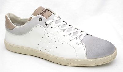 KICKERS SNIFF Men's Sneakers Leather White Grey 548690