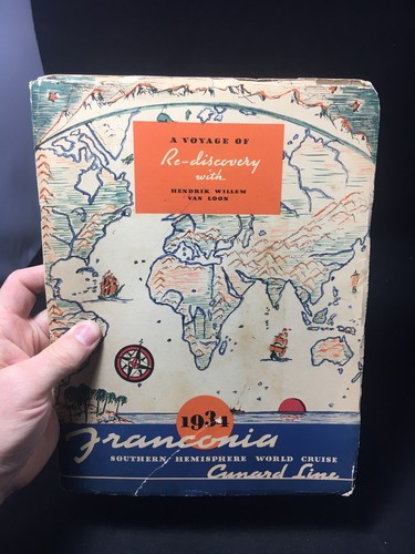 Vintage 1934 Franconia Southern Hemisphere World Cruise Cunard Lone Travel Book - Picture 2 of 12