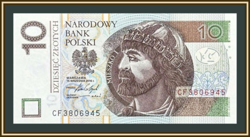 Poland 10 zlotych 2016 P-183 (183b) UNC - Picture 1 of 2