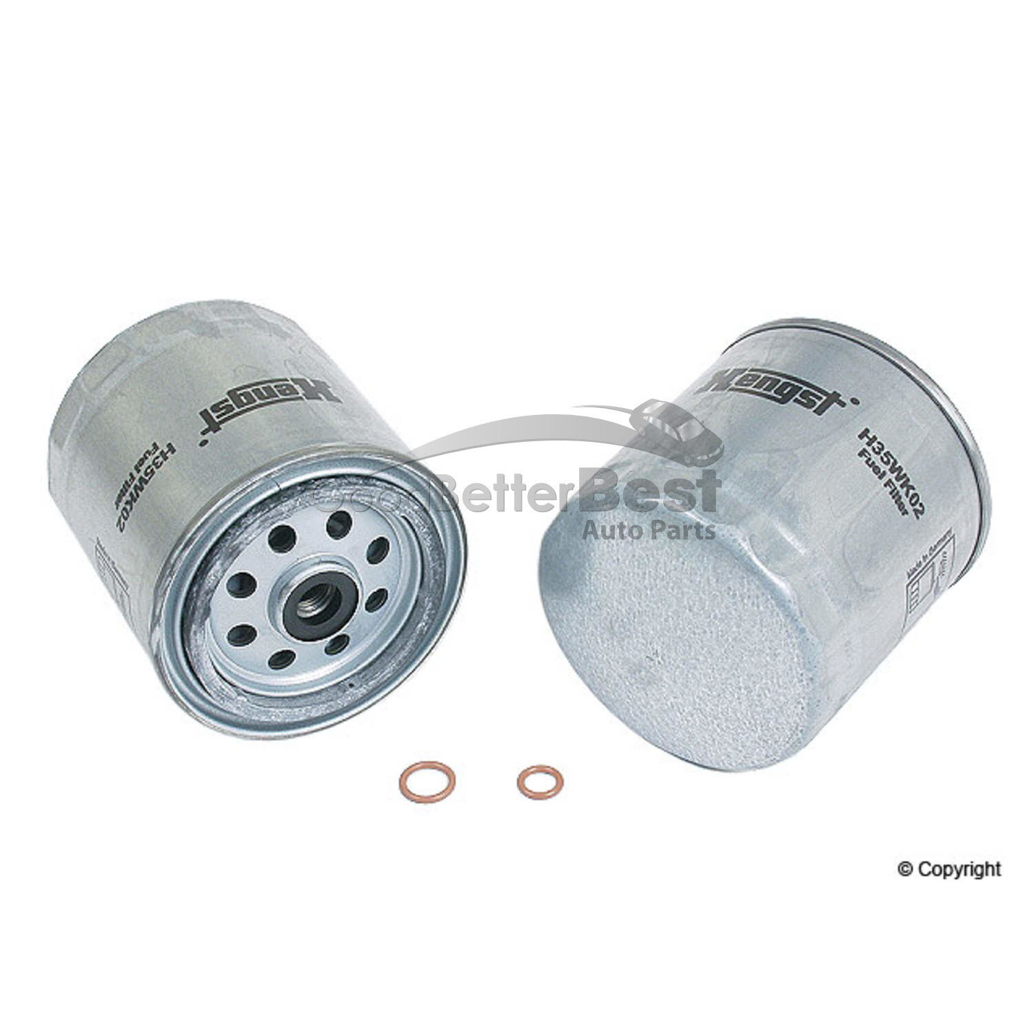 One New Hengst Fuel Filter H35WK02D87 6010901452 for Mercedes MB