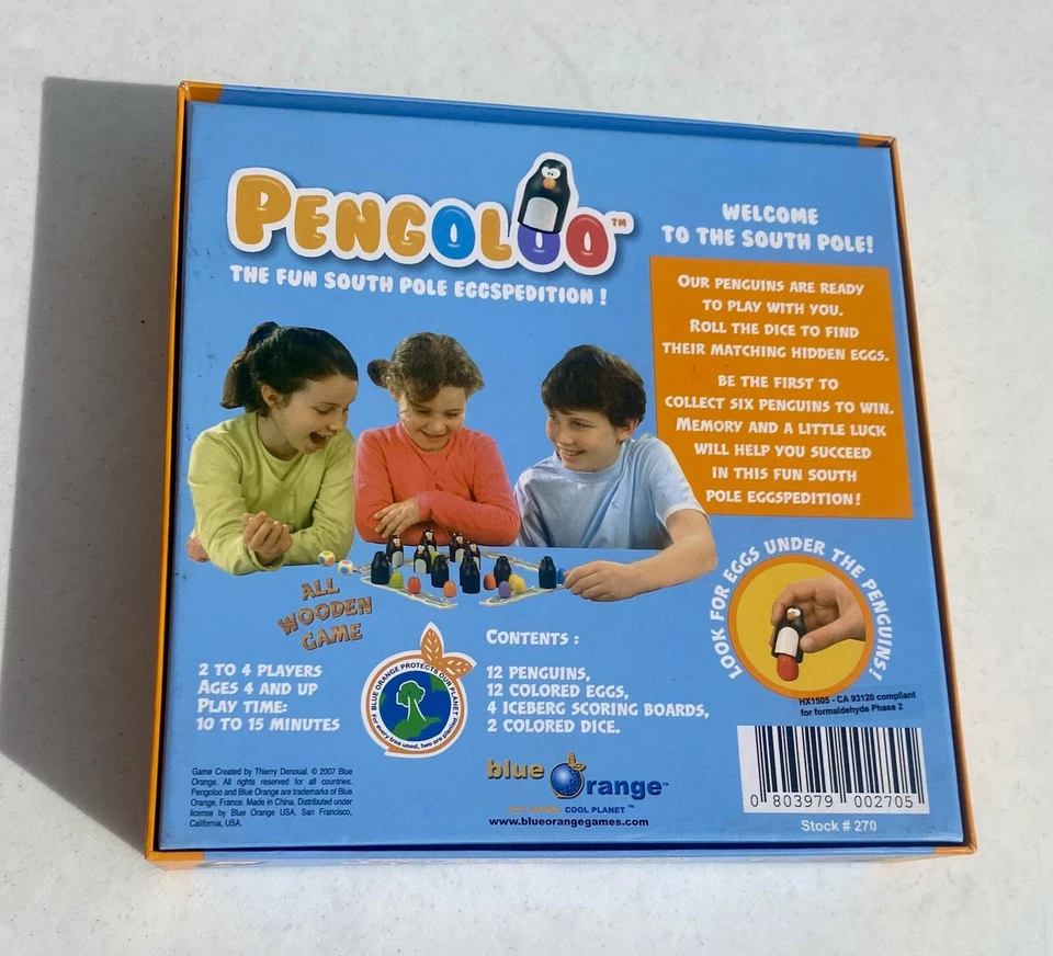 Pengoloo Wooden Memory Game For Kids ages 4 & Up Colorful, Fun, Award Winner EUC - Image 4 of 4