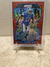 2021 Panini Prizm Red Shimmer Prizm /35 Jamie Collins #152