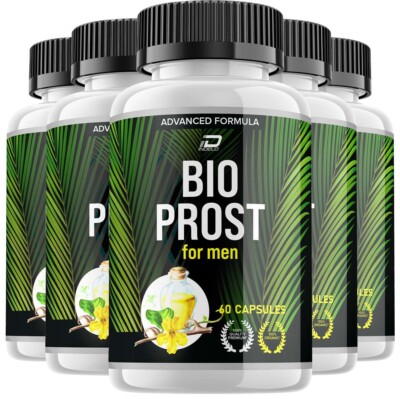 (5 Pack) Bio Prost Prostate Supplement for Men - BioProst Pills Bladder Control