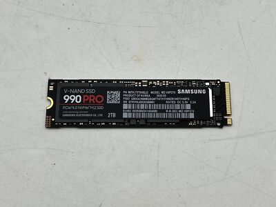 Samsung 990 PRO 2TB M.2 NVME PCIE 4.0 V-NAND Internal SSD MZ-V9P2T0 New | eBay Samsung 990 PRO 2TB M.2 NVME PCIE 4.0 V-NAND Internal SSD MZ-V9P2T0 New | eBay