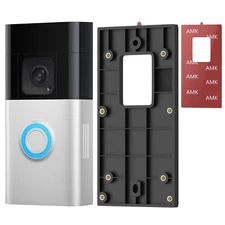 No Drill Doorbell Mount Compatible with Ring Battery Doorbell Plus/Pro/1/2/3/...