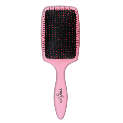Tion Damp Hair Brush Pink - Best Detangler Paddle wet to dry Brush