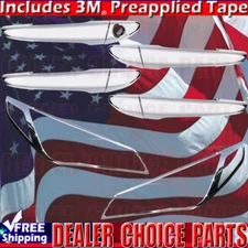 For 2015 2016 2017 HYUNDAI SONATA Chrome Door Handle COVERS+Head Light Bezel