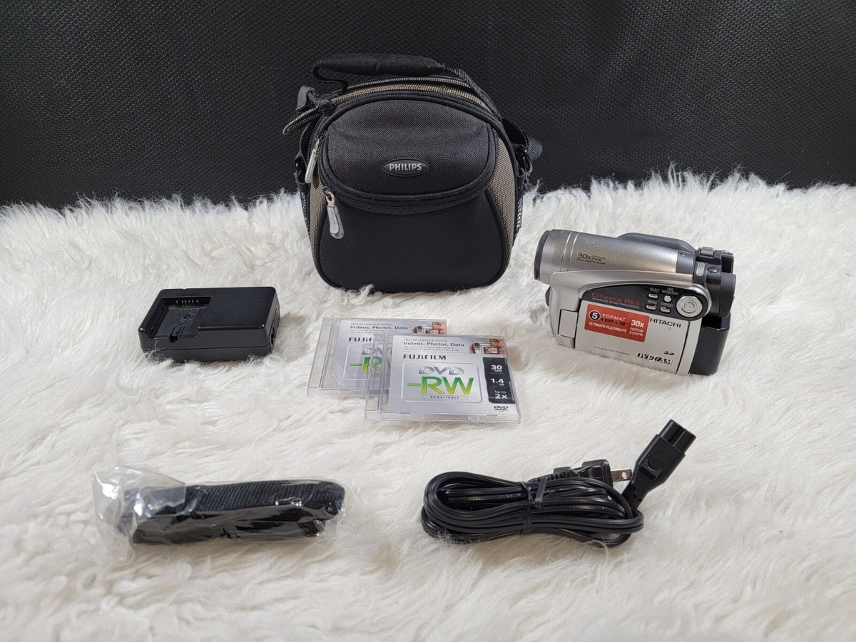 Hitachi DZ-GX5020A DVD Camcorder with 30x Optical Zoom, Bundle | eBay