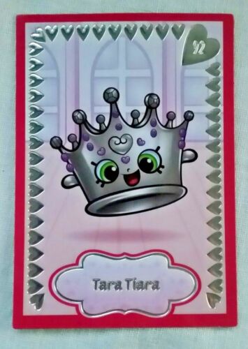 Shopkins Season 7 Card 92 Tara Tiara Emboss Foil card - Free Post - Picture 1 of 2