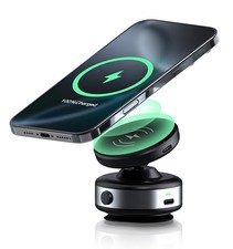 Wireless Charger Vacuum Magnetic Phone Holder for Magsafe - All-Metal,360 Rot...