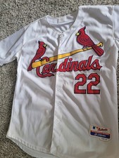 St. Louis Cardinals Authentic Majestic Home Jersey #22 Size: 40