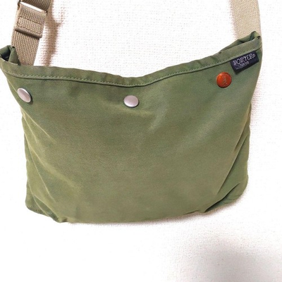 #ad PORTER Shoulder Bag Olive Green $173.17