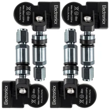 4x Tire Pressure Sensors TPMS Sensors Metal Valve Gunmetal for Roewe RX5 Emax PH