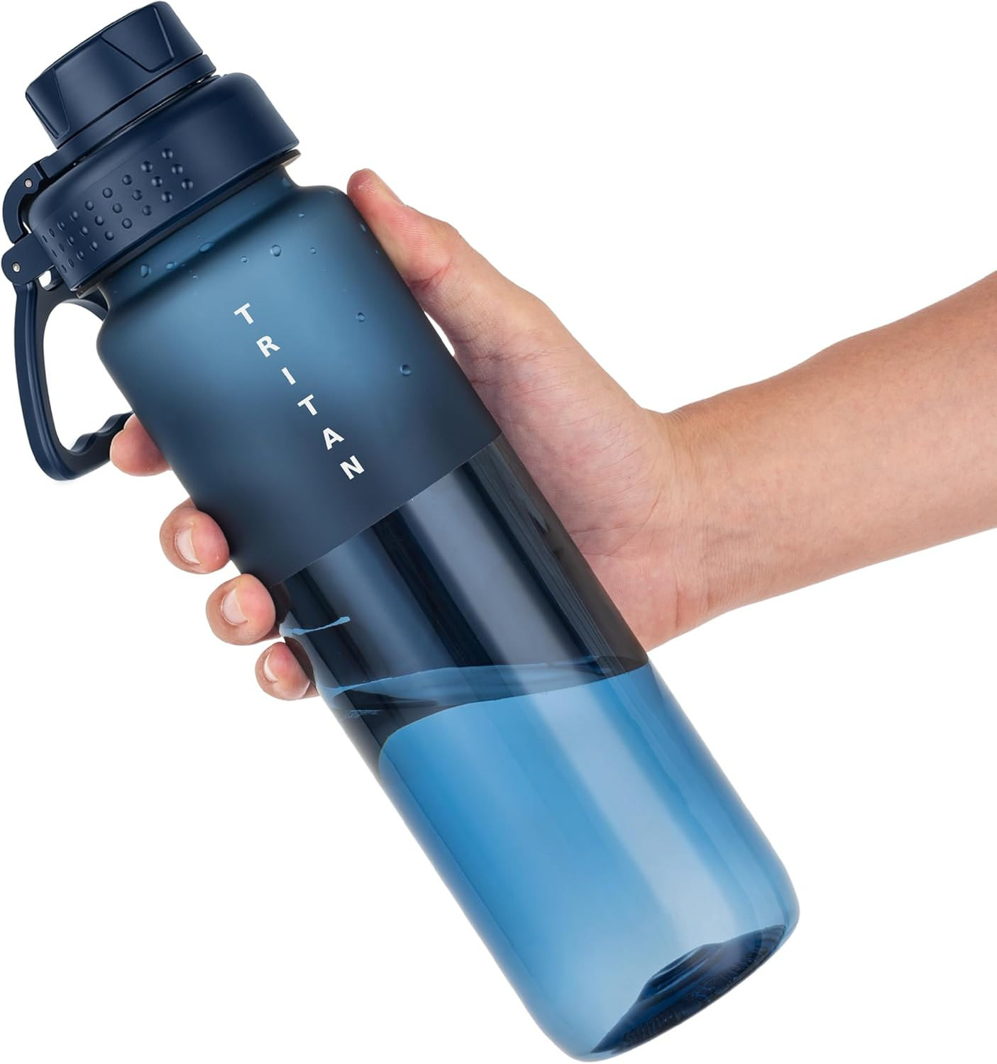 , Bpa-free Tritan Plastic Reusable Water Bottle W